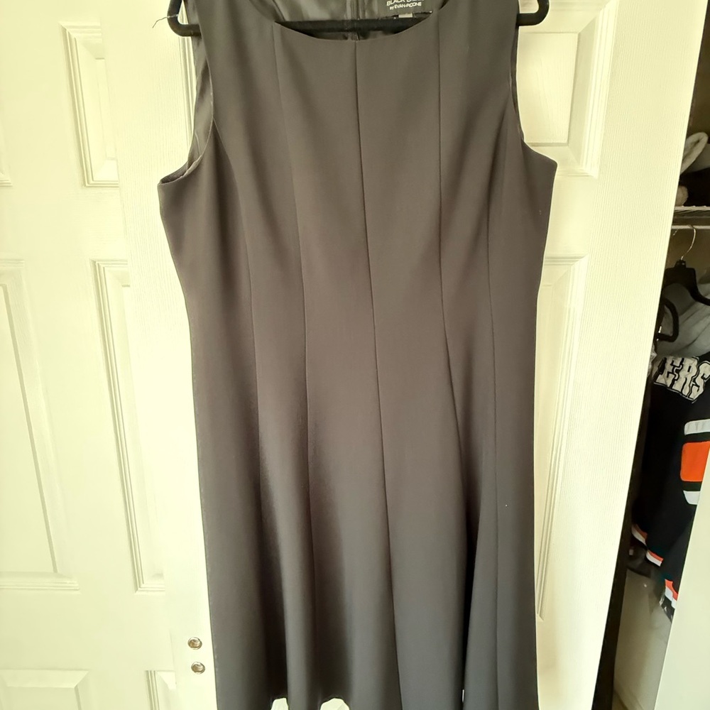 Black Label Black Sleeveless Midi A-Line Dress